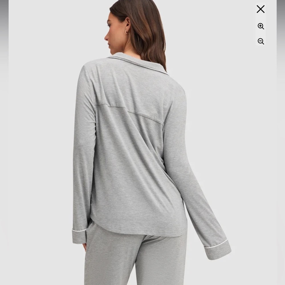 Cozy Earth Stretch-Knit Pajama Top - Picture 2 of 8